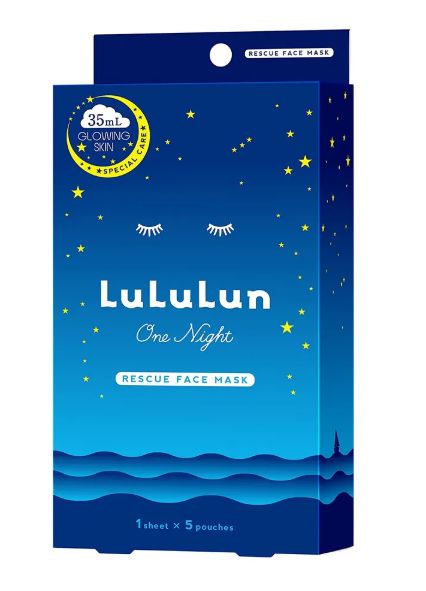 Lululun Face Mask One Night Blue R 4K 5sheets