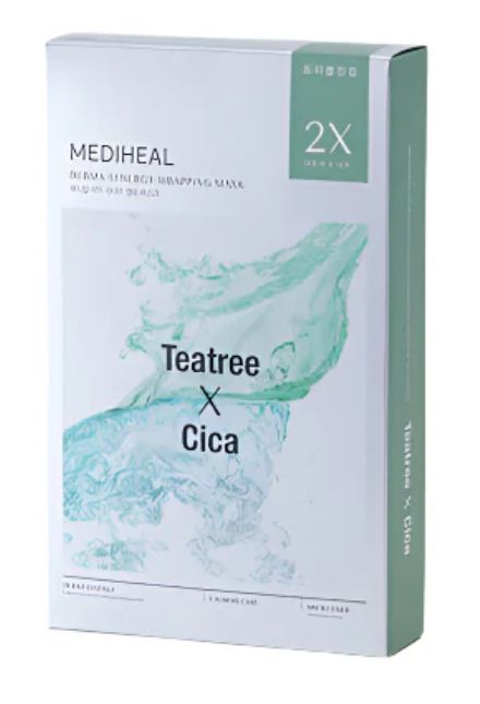 MEDIHEAL DERMA WRAPPING MASK TEATREE X CICA