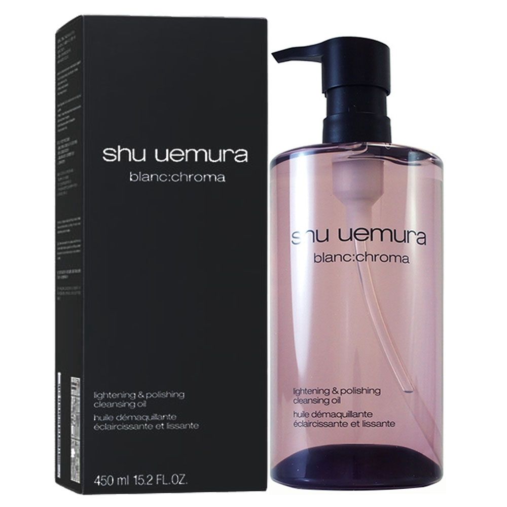 -0N SALE-Shu Uemura Blanc chroma Lightening &amp; Polishing Cleansing Oil Renewal 450ml