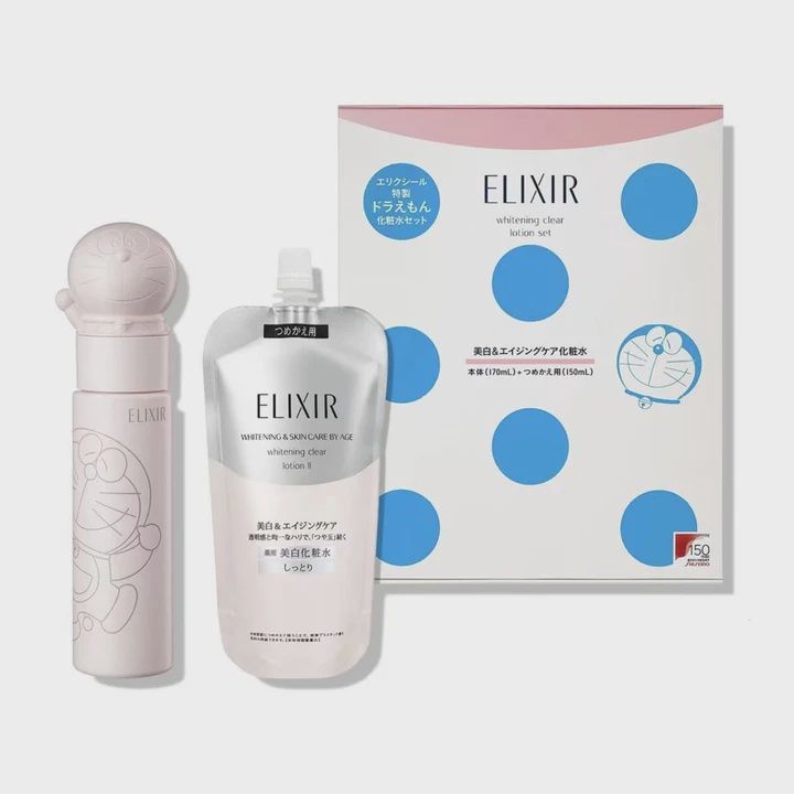 ELIXIR WHITE Clear Lotion Set TII (Doraemon Limited Edition)