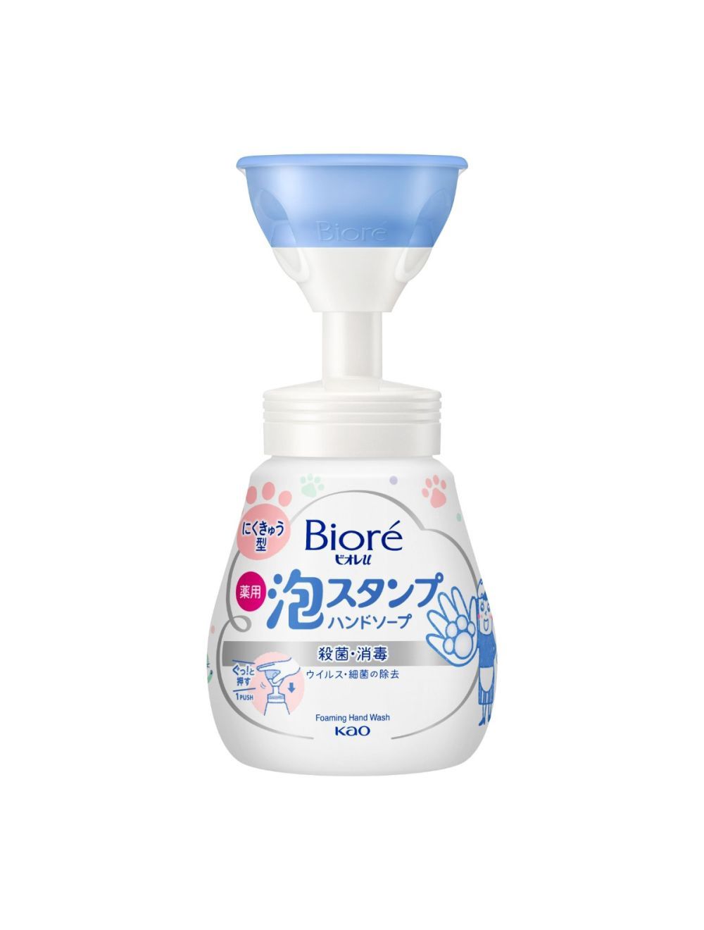 KAO Biore U Foam Stamp Hand Soap Claw Type Citrus Fragrance