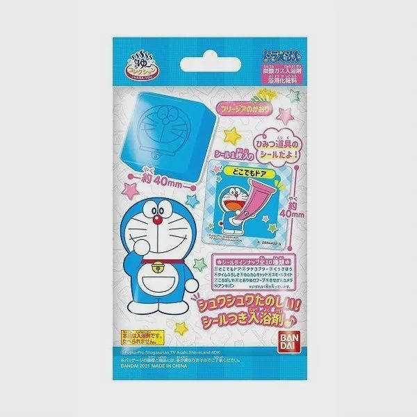 bandai Doraemon Bath Additive Carbonated Bath Salts