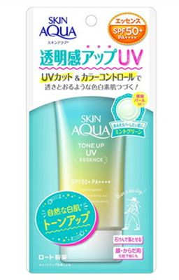 Skin Aqua Tone Up UV Essence Green SPF50+PA++++