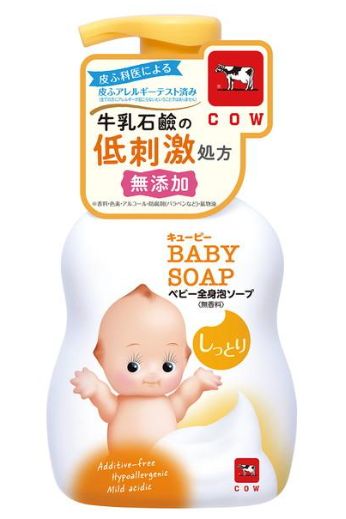 Cow Brand QP Baby Moisturizing Foaming Soap Pump