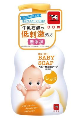 Cow Brand QP Baby Moisturizing Foaming Soap Pump