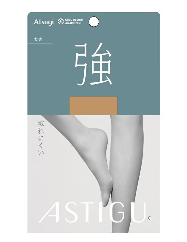 ASTIGU Strong Tear Resistant Stockings Skinny Beige M