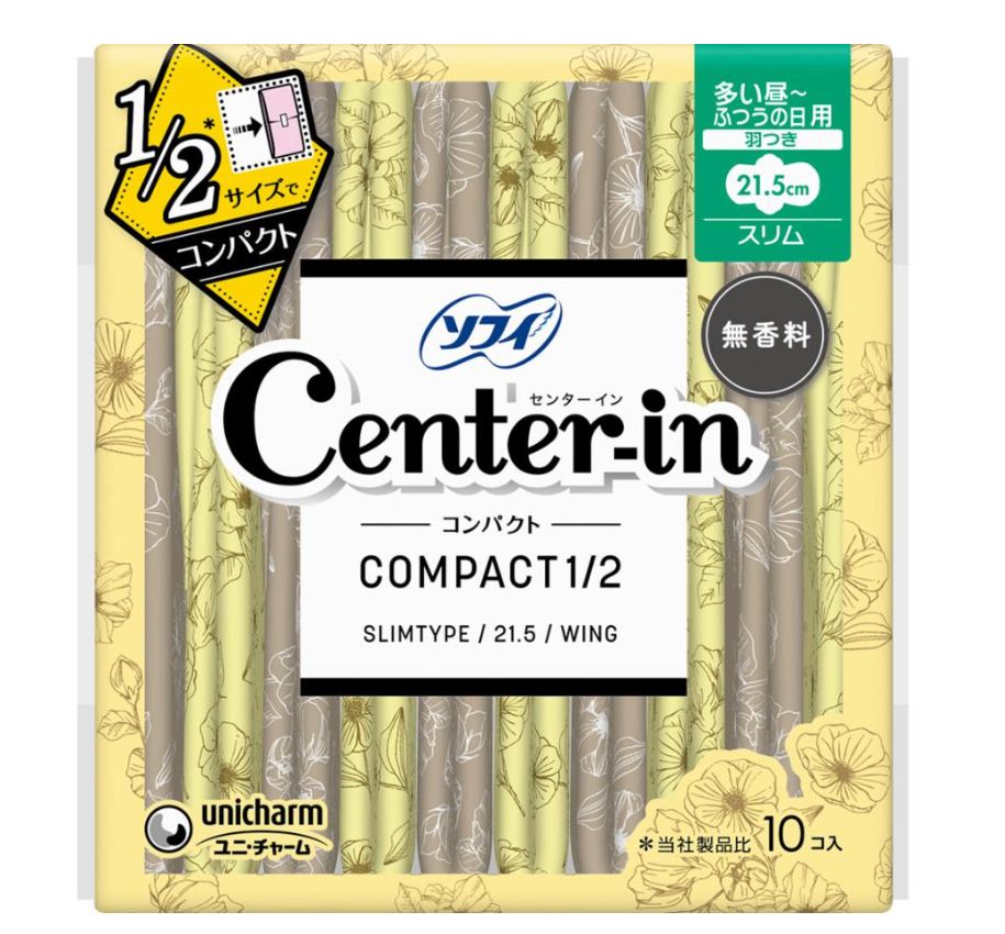 Unicharm Center Compact Fluffy Daily Pads 10P