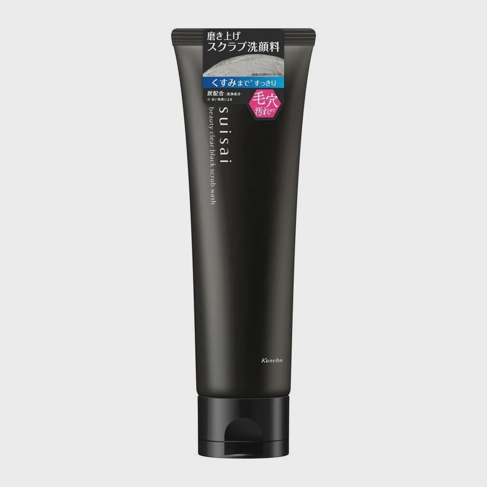 Suisai Beauty Clear Black Scrub Facial Wash