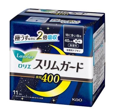 Kao Laurier Slim Guard Overnight Pads (40cm) Kao Laurier Slim Guard Overnight Pads (40cm)