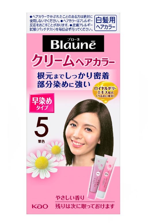KAO BLAUNE CREAM HAIR COLOR 5 CHESTNUT