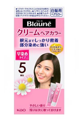 KAO BLAUNE CREAM HAIR COLOR 5 CHESTNUT