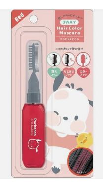 Sanrio Pochacco Hair Color Mascara Red