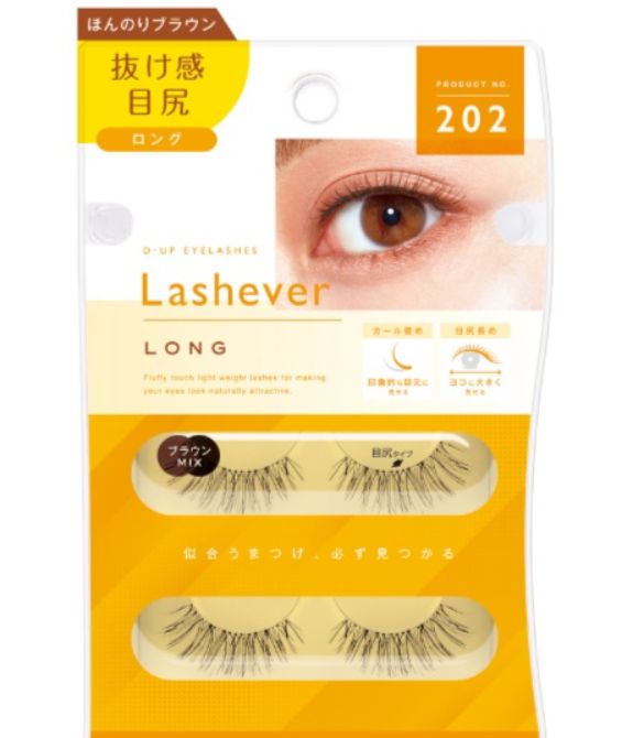 D-UP EYELASHES Lashever Long 202