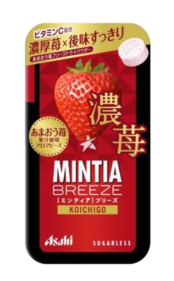 Asahi Mintia Breeze SUGARLESS Deep Strawberry