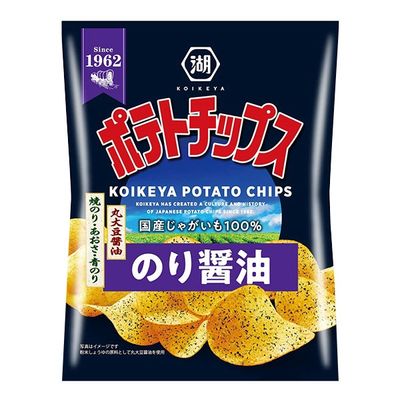 Koikeya Potato Chips Nori Soy Sauce 50g