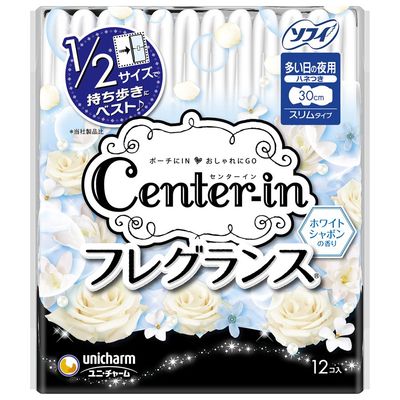 Center-in Fluffy Pads For Night With Wings (29 cm)