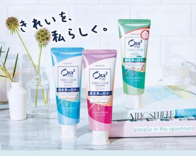 Sunstar Ora2me Stain Clear Toothpaste Floral White Tea