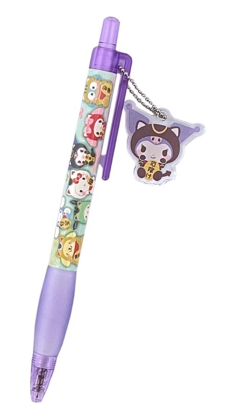 Sanrio Lucky Cat Ballpoint Pen Kuromi