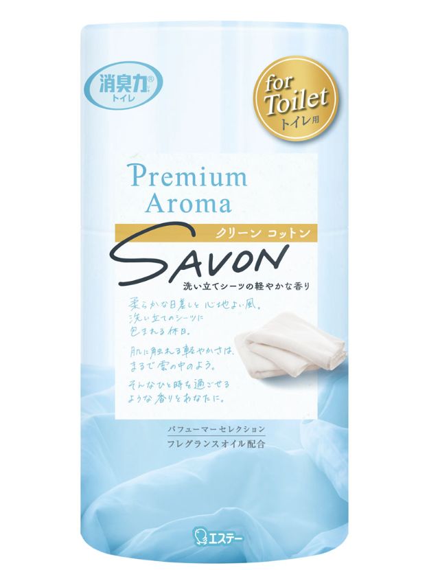 ST-SHOSHU-RIKI PREMIUM AROMA SAVON FOR TOILET CLEAN COTTON