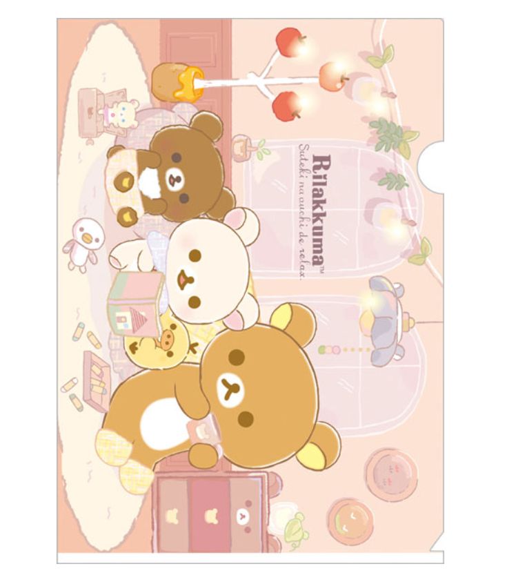 Rilakkuma Clear Folder