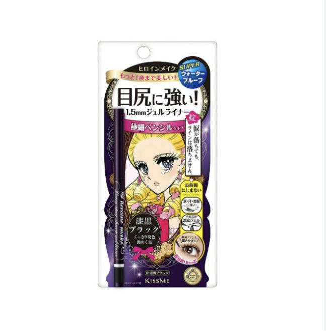 KissMe Heroine Make Long Stay Sharp Gel Liner #01 Jet Black