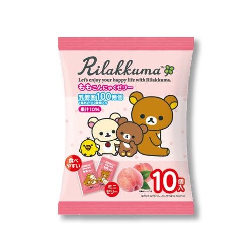 Rilakkuma Peach Flavour Konjac Jelly