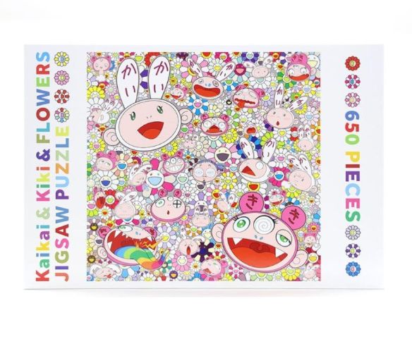 Kaikai&amp;Kiki&amp;Flowers Jigsaw Puzzle 650pieces