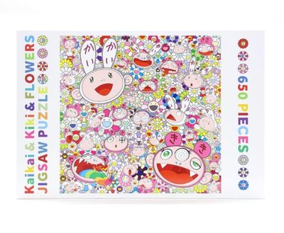 Kaikai&amp;Kiki&amp;Flowers Jigsaw Puzzle 650pieces