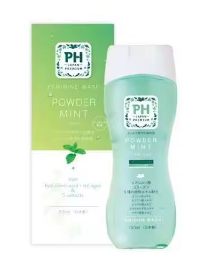 PH JAPAN PREMIUM Feminine Wash Powder Mint 150ml