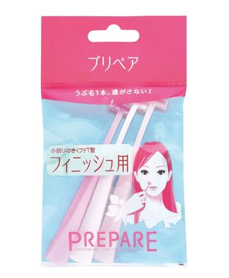 Shiseido Prepare Eyebrow and Mouth Razor #T shape 3pcs