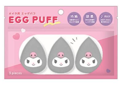 Sanrio Egg Puff Kuromi 3pcs