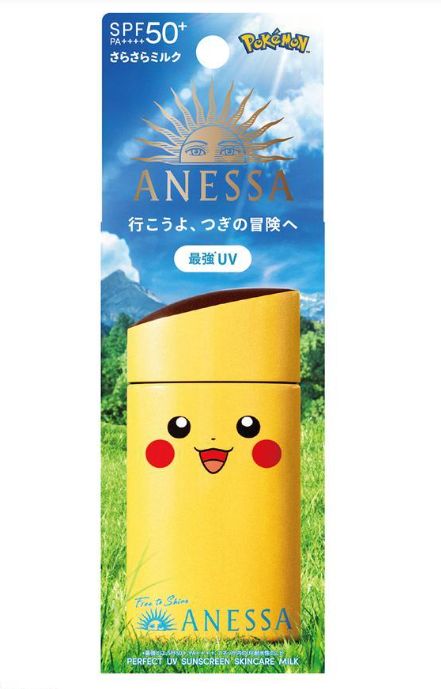 Anessa UV Skincare Milk SPF50+ PA++++ 60mL Pikachu Limited