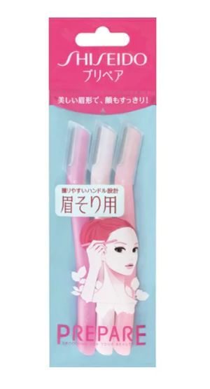 SHISEIDO PREPARE RAZOR FOR EYEBROW L 3P