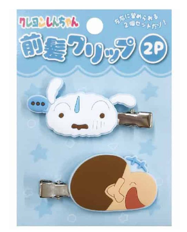 Crayon Shin-chan Mascot Hair Clip Shiro Shin-chan