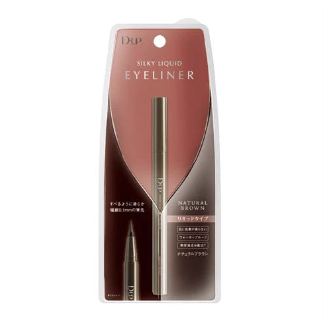 D-UP Silky Liquid Eyeliner Waterproof (Natural Brown)