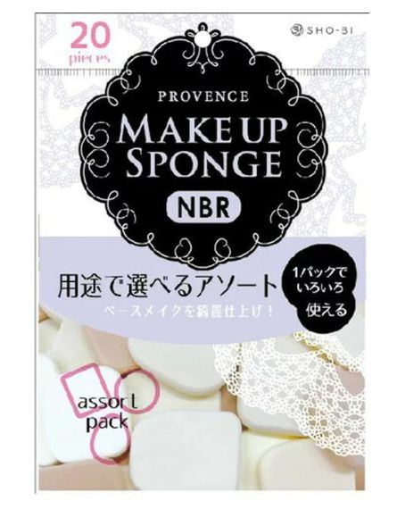 SHOBIDO NBR Make Up Sponge 20pcs