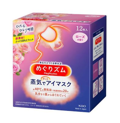 Kao Megurism Steam Hot Eye Mask Rose 12pcs