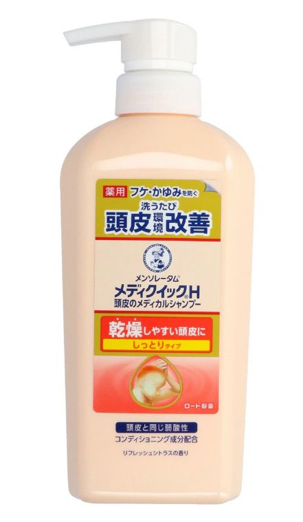 Rohto Medic Quick H Scalp Medical Shampoo Moist Pump 320ml