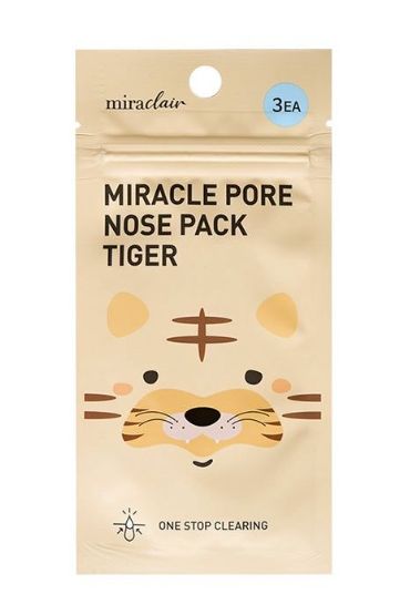 MIRACLAIR MIRACLE PORE NOSE PACK CAT NOSE PATCHES PACK TIGER