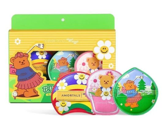 Amortals&amp;Wiggle Wiggle Powder Puff Set