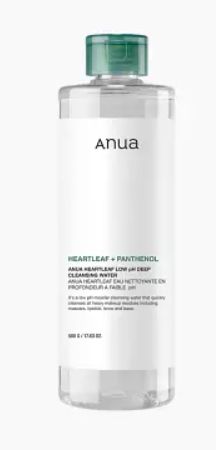 ANUA HEARTLEAF CLEANSING WATER