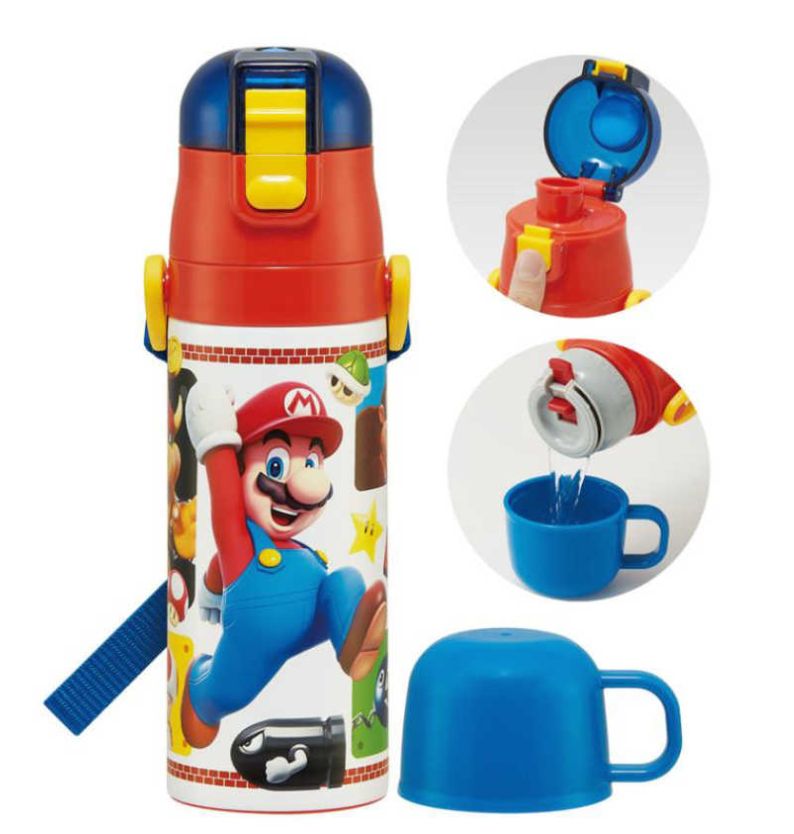 Skater Super Mario Bottle 470ml 430ml