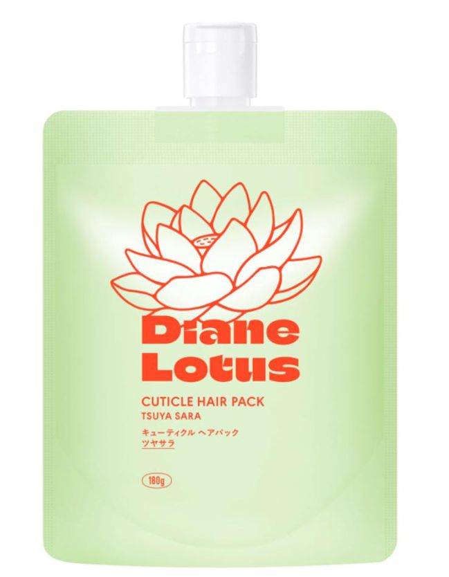 Diane Lotus Cuticle Hair Pack, Tsuyasara, Tea &amp; Citrus Scent