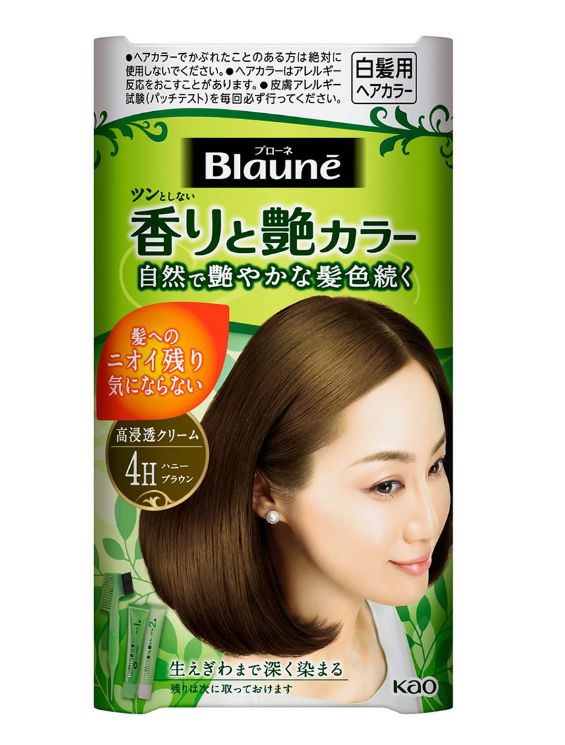KAO BLAUNE FRAGRANCE AND LUSTER COLOR CREAM 4H