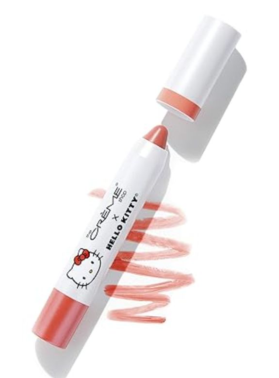 TCS SANRIO Hello Kitty Lippy Tinted Moisturizing Lip Balm (Peach Pout)