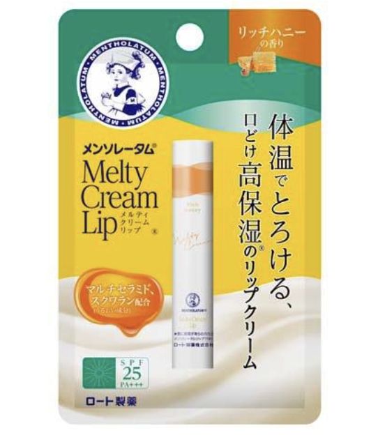 Rohto Mentholatum Melty Cream Lip Balm Rich Honey