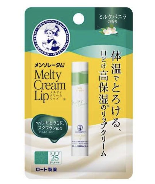MENTHOLATUM Melty Cream Lip Balm - Milk Vanilla