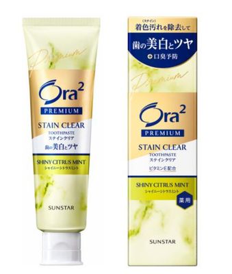 Ora2 Premium Stain Clear Toothpaste Shiny Citrus Mint (100g)