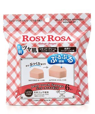 Rosy Rosa Jelly Touch Sponge 6pcs