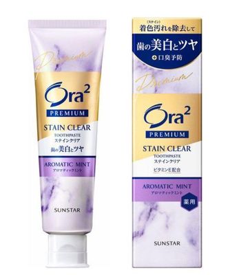 Ora2 Premium Stain Clear Toothpaste Aromatic Mint (100g)